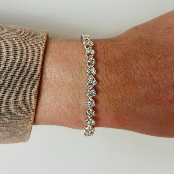 Y2k essential silver jewel heart - Picture 2 of 7